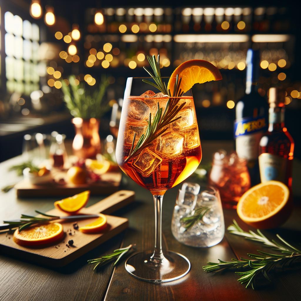 winter aperol spritz