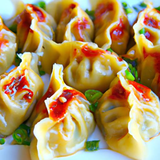 wontons in chili oil