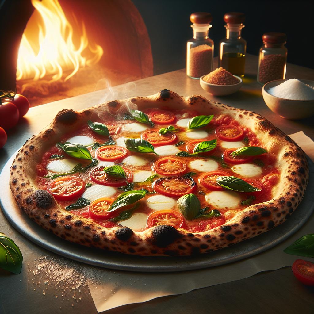 Wood Fired Margherita Pizza