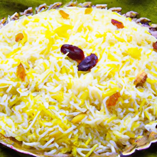 zereshk polo (persian barberry rice)