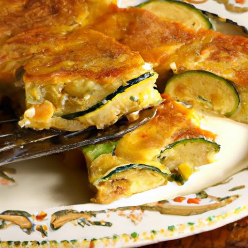 Zucchini and Garlic Breakfast Casserole