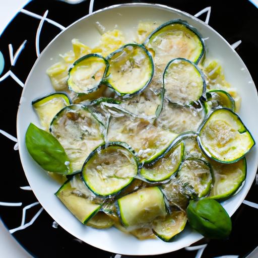 Zucchini and Garlic Ravioli